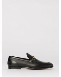 Gucci - Jordaan Leather Loafers With Horsebit Detail - Lyst