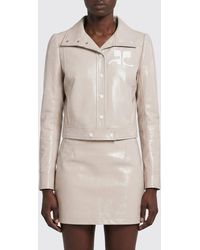 Courreges - Courr&Egrave	Ges Patent Leather Jacket - Lyst