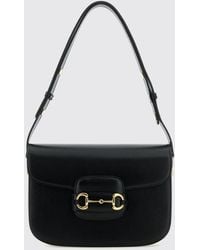 Gucci - Horsebit 1955 Leather Crossbody Bag With Logo Detail - Lyst