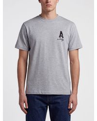 Autry - Contrast Logo Cotton T-Shirt - Lyst