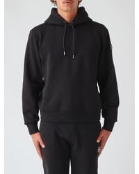 Colmar - Relaxed Fit Cotton Blend Hoodie With A Contrast Logo And Drawstring - Lyst