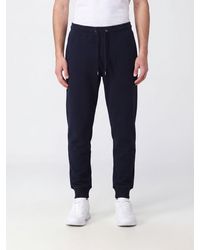 Polo Ralph Lauren - Cotton Blend Joggers With Drawstring And Embroidered Pony Logo - Lyst