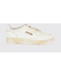 Autry - Medalist Super Vintage Low Used Leather Sneakers - Lyst