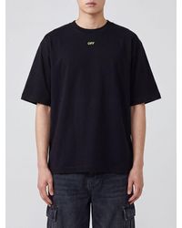 Off-White c/o Virgil Abloh - Cotton T-Shirt With Mini Logo - Lyst