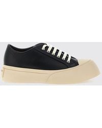 Marni - Pablo Low-Top Calfskin Sneakers With Platform Sole - Lyst