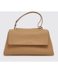 Orciani - Hammered Leather Sveva Longuette Bag - Lyst