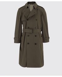 Burberry - Cotton Double Breasted Trench Coat - Lyst
