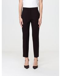 Max Mara - Acino Mid-Rise Slim Fit Skinny Wool Trousers - Lyst