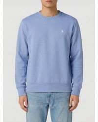 Polo Ralph Lauren - Cotton Crewneck Sweatshirt With Pony Logo - Lyst