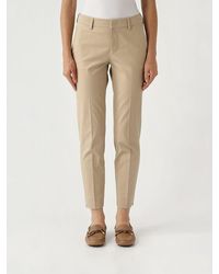 PT Torino - Cotton Slim Trousers - Lyst