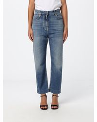 Valentino Garavani - High-Waisted Straight-Leg Jeans - Lyst