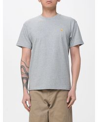Carhartt - Cotton T-Shirt With Embroidered Logo - Lyst