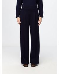 Circolo 1901 - High-Waisted Wool Palazzo Trousers With A Wide-Leg Cut - Lyst