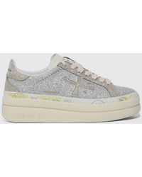 Premiata - Claudia Nylon Sneakers With Rhinestones - Lyst