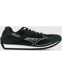 Bottega Veneta - Orbit Mesh And Suede Trainers With Perforated Design - Lyst