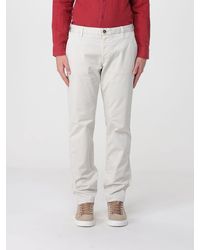 Blauer - Stretch Cotton Chino Trousers - Lyst