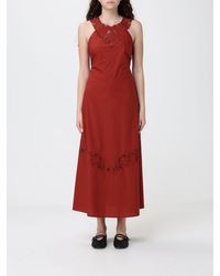 Twinset - Cotton Midi Dress - Lyst