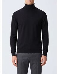 Ballantyne - Pure Wool Turtleneck Jumper With Ribbed Trims - Lyst