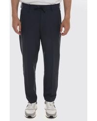BOSS - Slim Fit Jersey Trousers With Drawstring And Elasticated Waist - Lyst