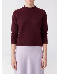 Roberto Collina - Long-Sleeved Wool Turtleneck Jumper With Ribbed Trims - Lyst