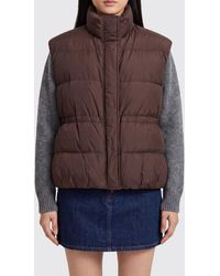 Brunello Cucinelli - Water-Repellent Quilted Technical Vest With High Neck - Lyst