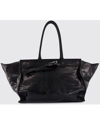 Benedetta Bruzziches - Mame Large Crinkled Lambskin Leather Tote Bag - Lyst