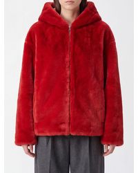 Yves Salomon - Cropped Lambskin Jacket With Hood And Zip - Lyst