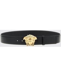 Versace - Medusa Leather Belt - Lyst