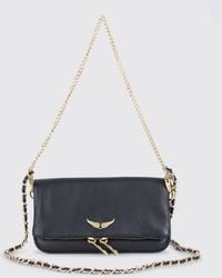 Zadig & Voltaire - Rock Nano Leather Shoulder Bag - Lyst