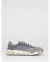 Premiata - Mase Suede And Canvas Sneakers - Lyst