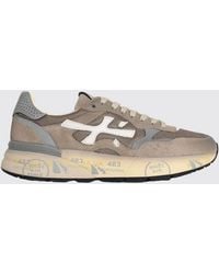 Premiata - Mick Suede And Nylon Sneakers - Lyst