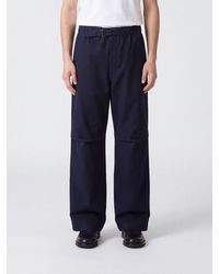 DARKPARK - Wide-Leg Stretch-Cotton Trousers With An Elasticated Drawstring Waist - Lyst