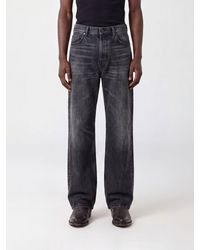 sunflower - Flared Distressed Cotton Denim Jeans - Lyst