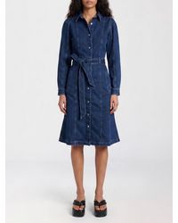 7 For All Mankind - Denim Chemisier Dress - Lyst