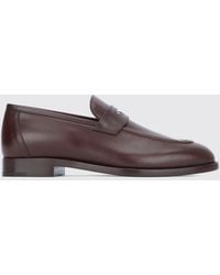 Loro Piana - Leather Loafers - Lyst