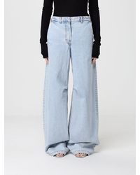 Entire studios - Vaqueros Anchos De Denim De Algodón - Lyst