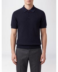 Brioni - Slim Fit Knit Polo Shirt - Lyst