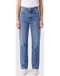 ICON DENIM - Foxy High-Waisted Straight Leg Jeans - Lyst