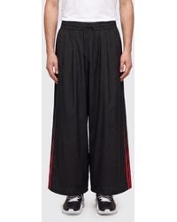 Y-3 - Wide-Leg Technical Fabric Trousers With Drawstring Waist - Lyst