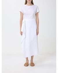 Liviana Conti - Thalia Midi Cotton Blend Dress - Lyst