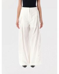 Low Classic Belted Denim Bermuda Pants in Blue | Lyst