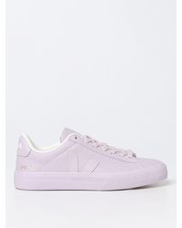 Veja - Sneakers Campo Chromefree in pelle a grana - Lyst