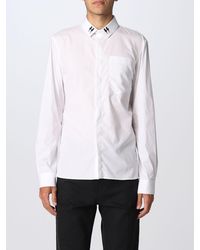 Neil Barrett Andere materialien hemd in Weiß für Herren Herren Bekleidung Hemden Business Hemden 