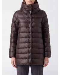 Herno - Amelia Quilted Waterproof Nylon Down Coat With High Neck - Lyst