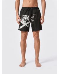 Philipp Plein - Boxer Swim Trunks With Logo - Lyst