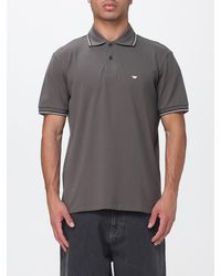 Emporio Armani - Stretch Cotton Polo Shirt - Lyst