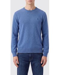 Polo Ralph Lauren - Wool Crewneck Jumper With Embroidered Pony Logo - Lyst