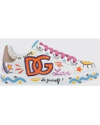Dolce & Gabbana - Dolce &Amp Gabbana Portofino Low-Top Sneakers - Lyst