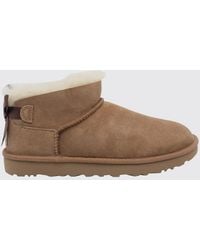 UGG - Ultra Mini Bailey Bow Suede Boots - Lyst