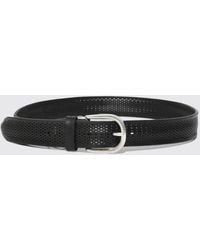 Orciani - Perforated Leather Belt - Lyst
